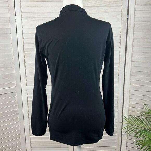 The North Face Black 1/4 Zip Pullover Base Layer Medium - Picture 6 of 9